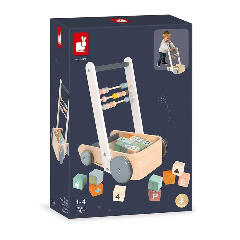 Sweet Cocoon Cart With Abc Blocks – Small Kins
