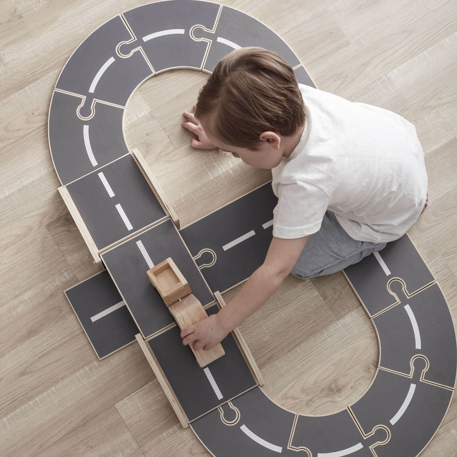 Aiden Wooden Car Track