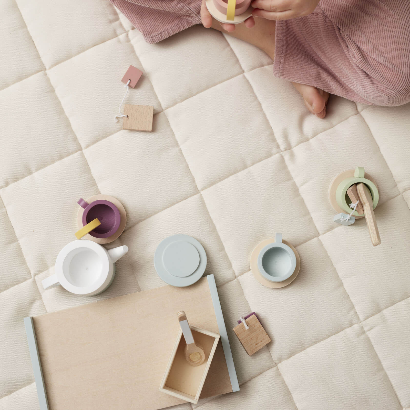 Wooden Tea Set