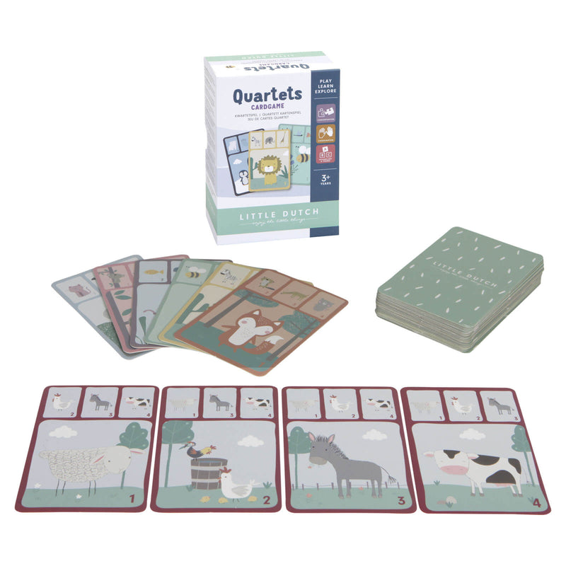 Quartets Card game - Animals