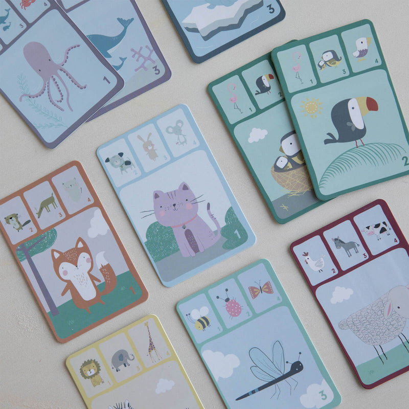 Quartets Card game - Animals