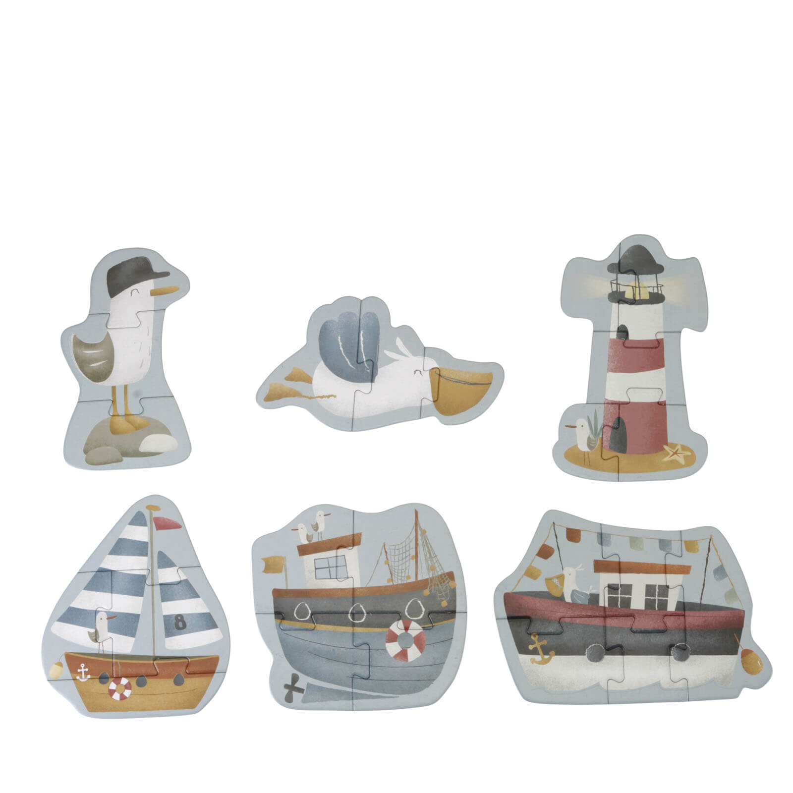 6 in 1 Puzzles Game Sailors Bay