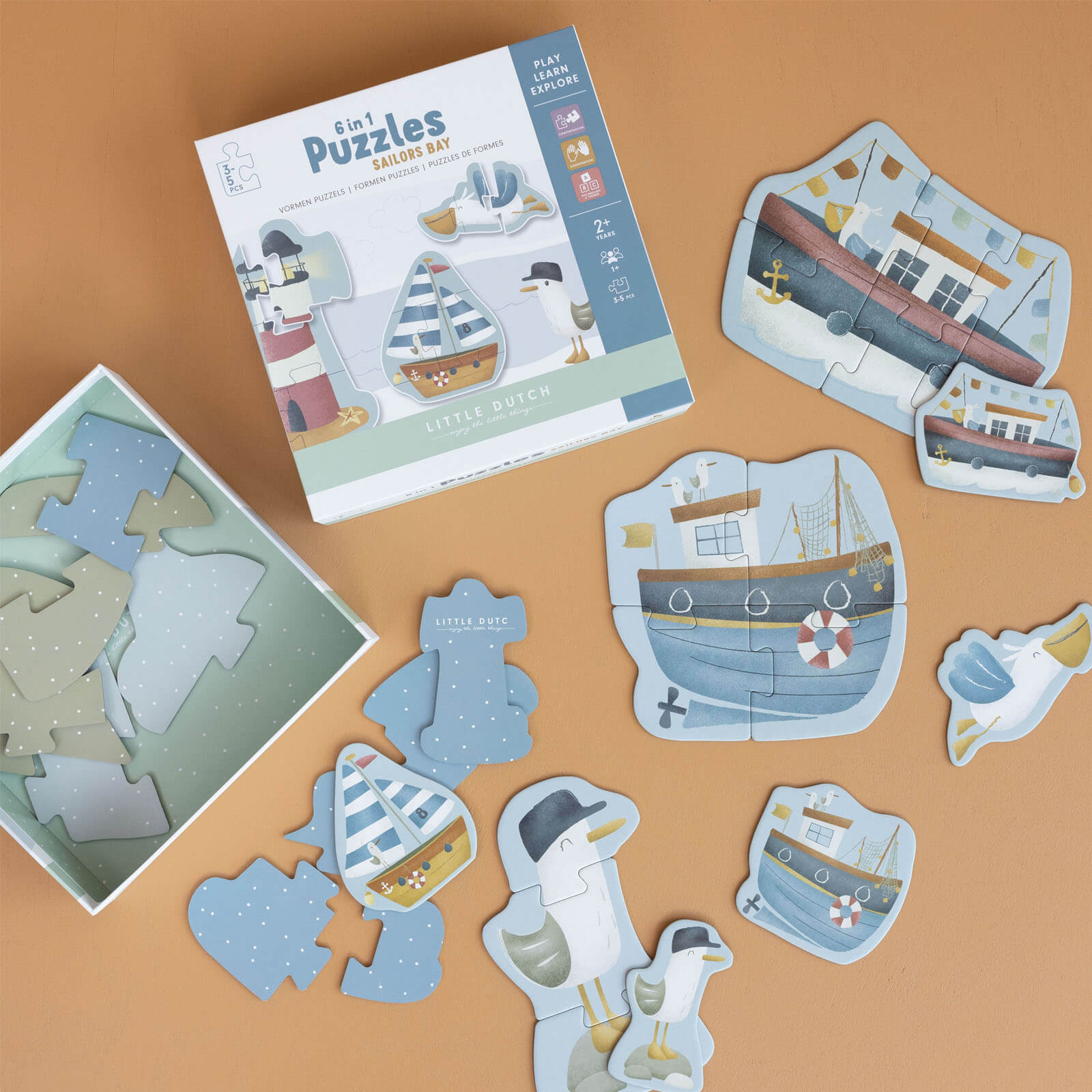 6 in 1 Puzzles Game Sailors Bay