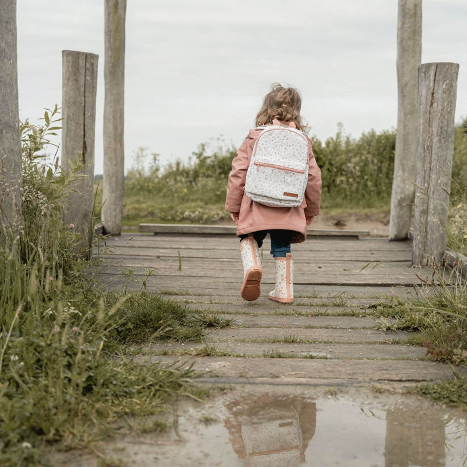 Backpack Flowers and Butterflies