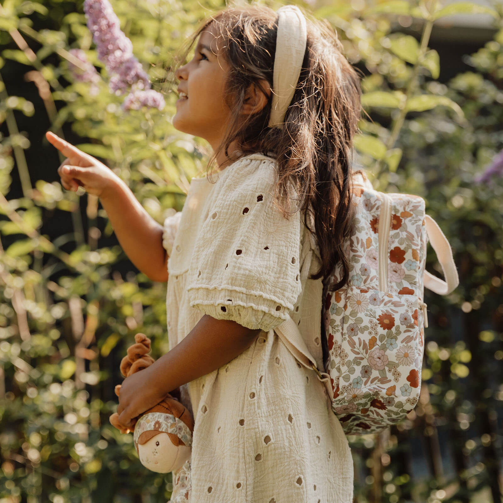 Backpack Vintage Little Flowers