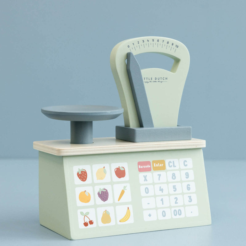 Wooden Toy Weighing Scale