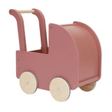 Wooden Doll Pram and Bedding