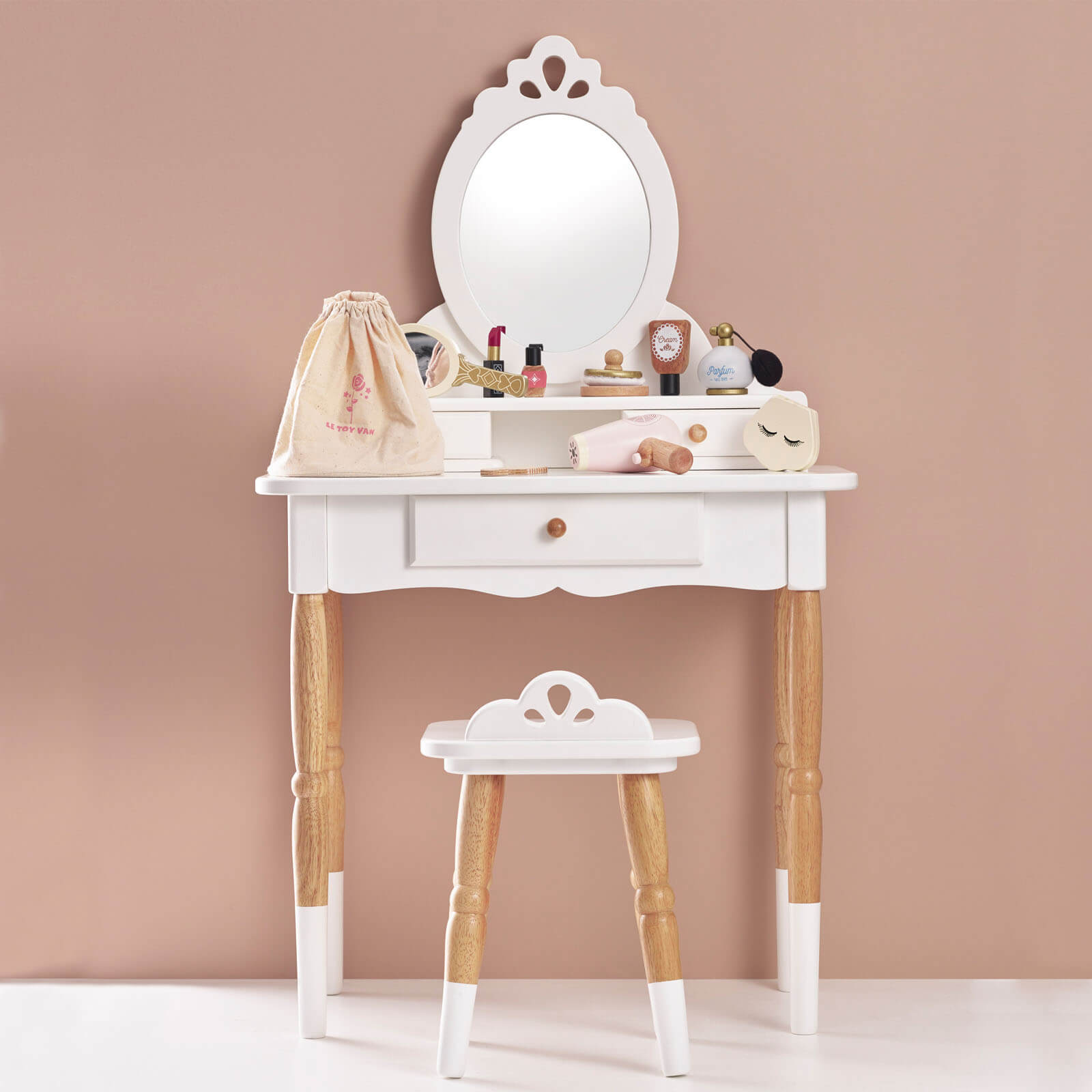 Vanity Table and Stool