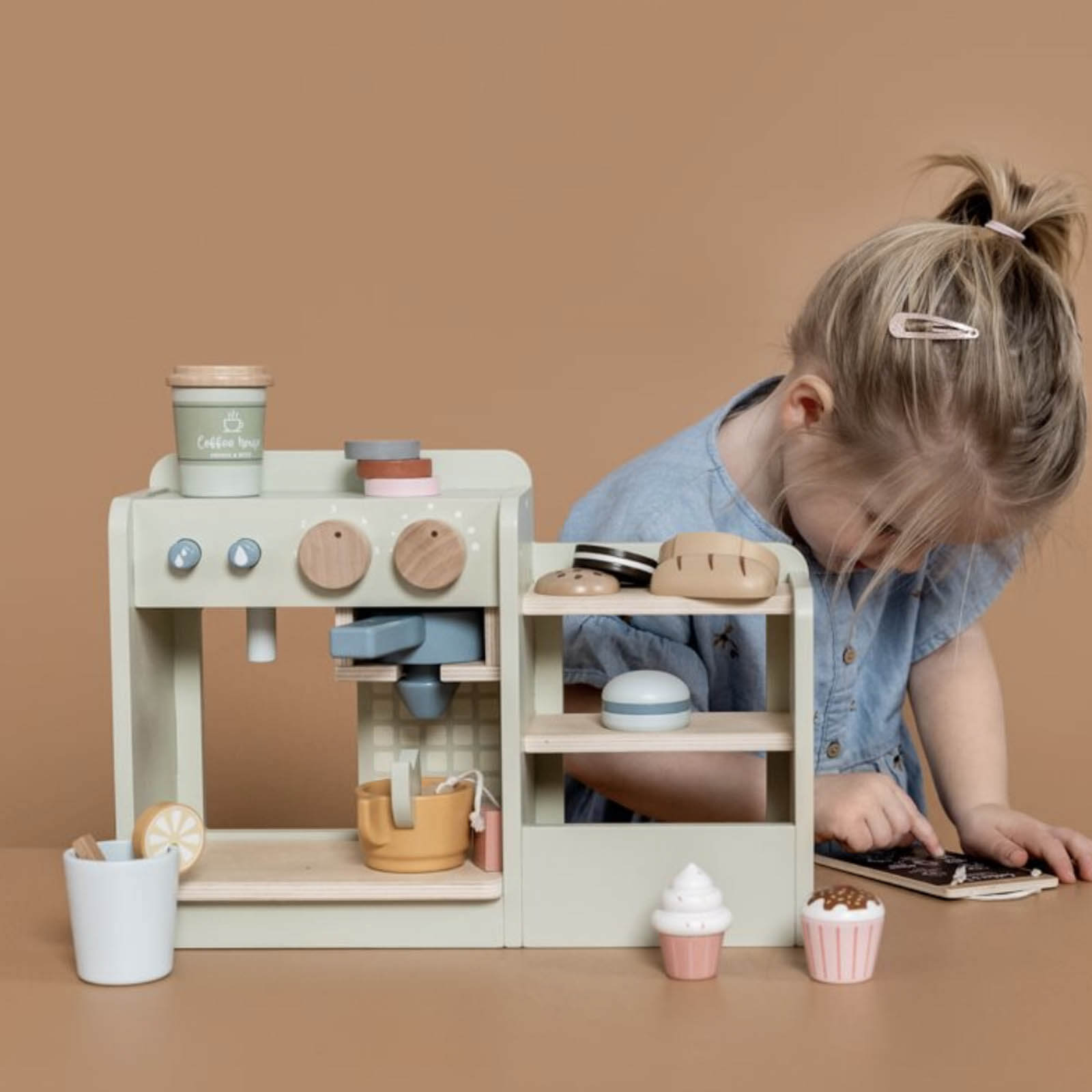 Wooden Coffee Shop Corner