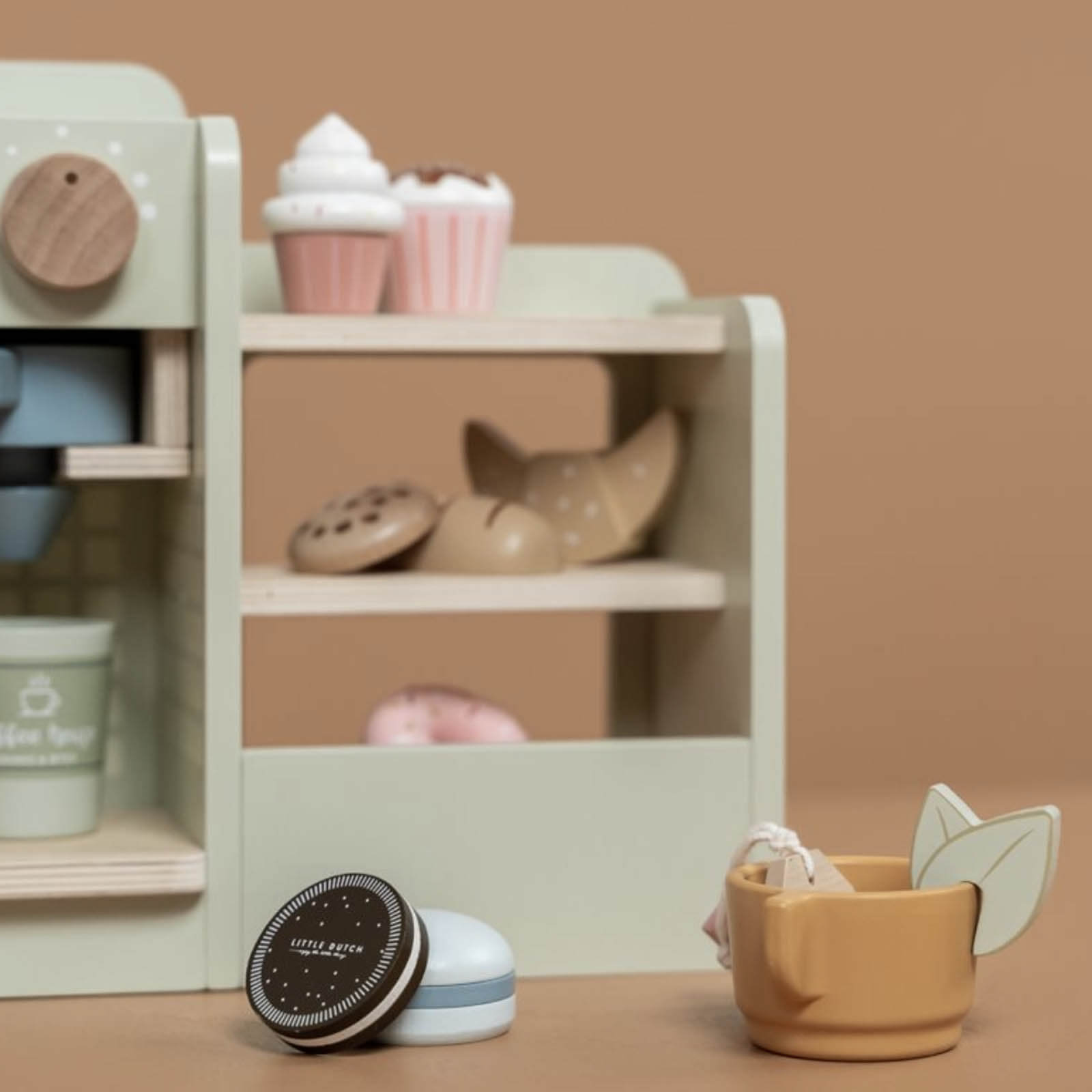 Wooden Coffee Shop Corner