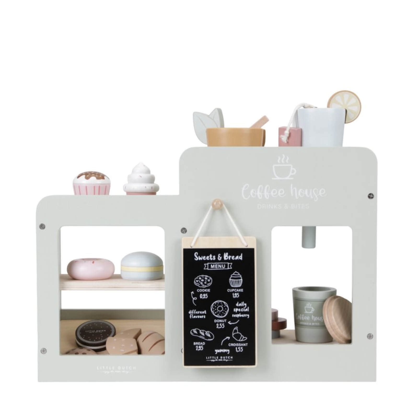 Wooden Coffee Shop Corner