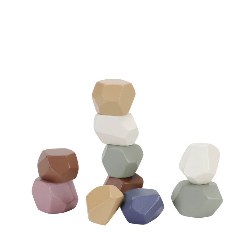 Wooden Stacking Stones - Vintage