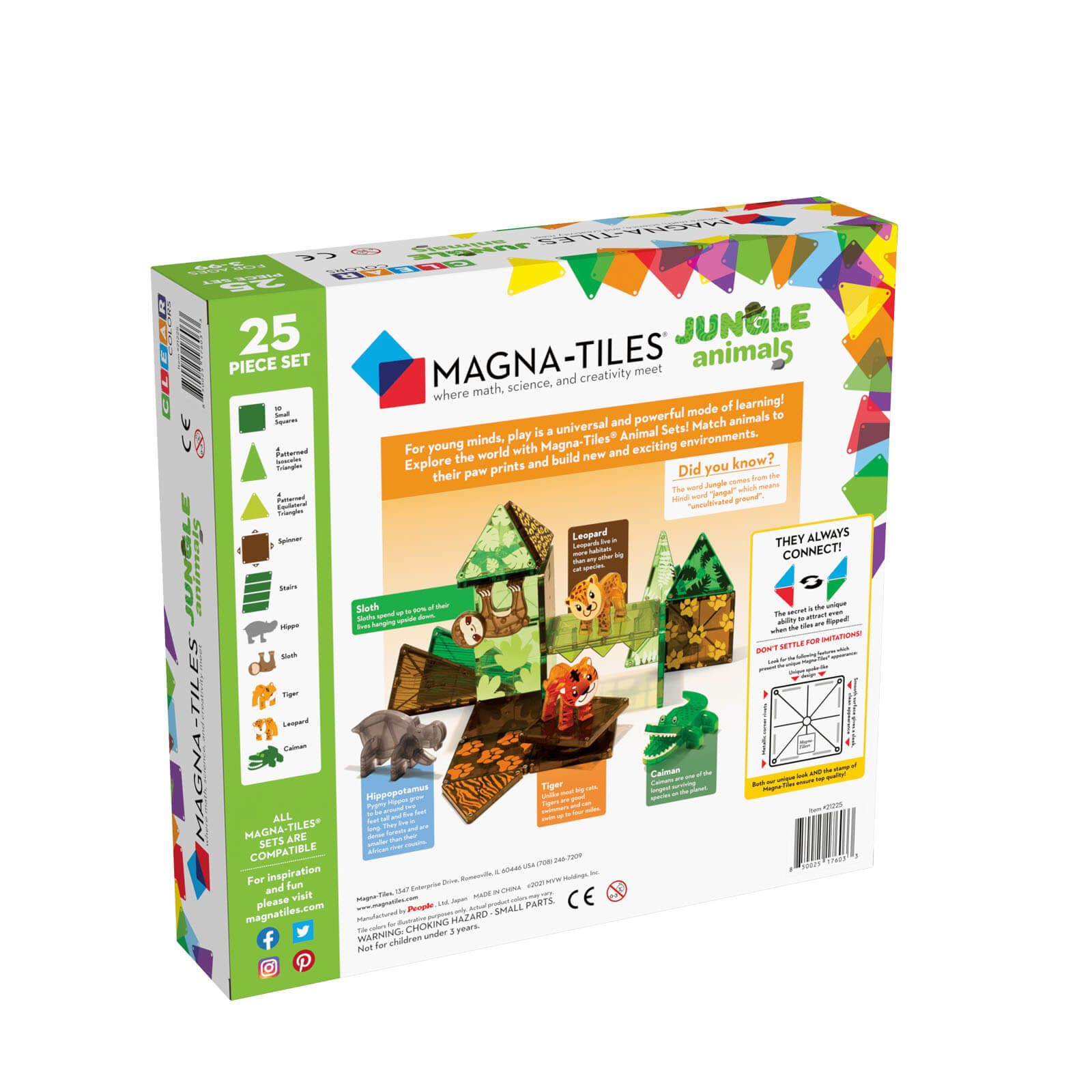 Jungle Animals 25 Piece Set