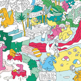 Colouring Poster - Dinosaurs
