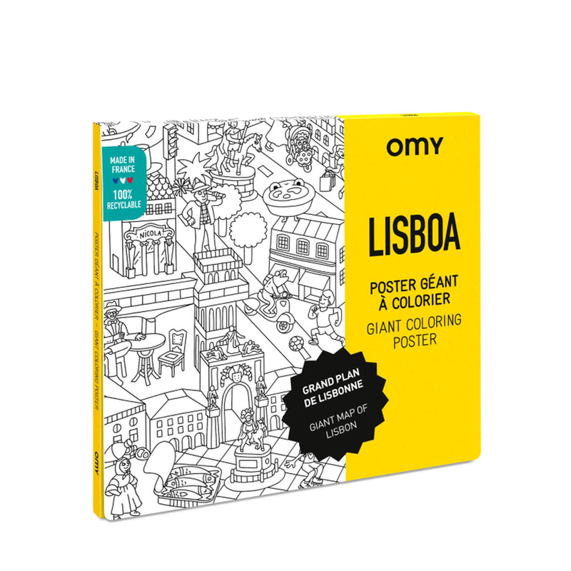 Colouring Poster - Lisbon