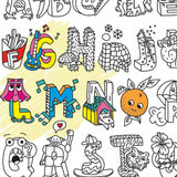 Colouring Poster - Abc