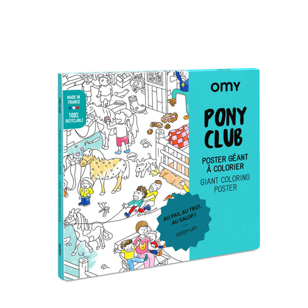 Colouring Poster - Pony Club