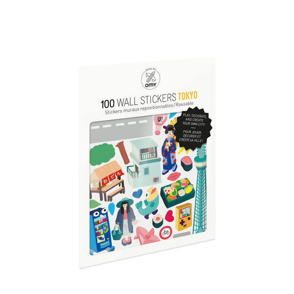 100 Wall Stickers - Tokyo