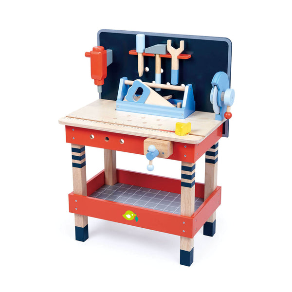 Wooden Tool Bench Plus Tools and Accessories