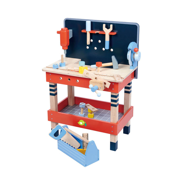 Wooden Tool Bench Plus Tools and Accessories