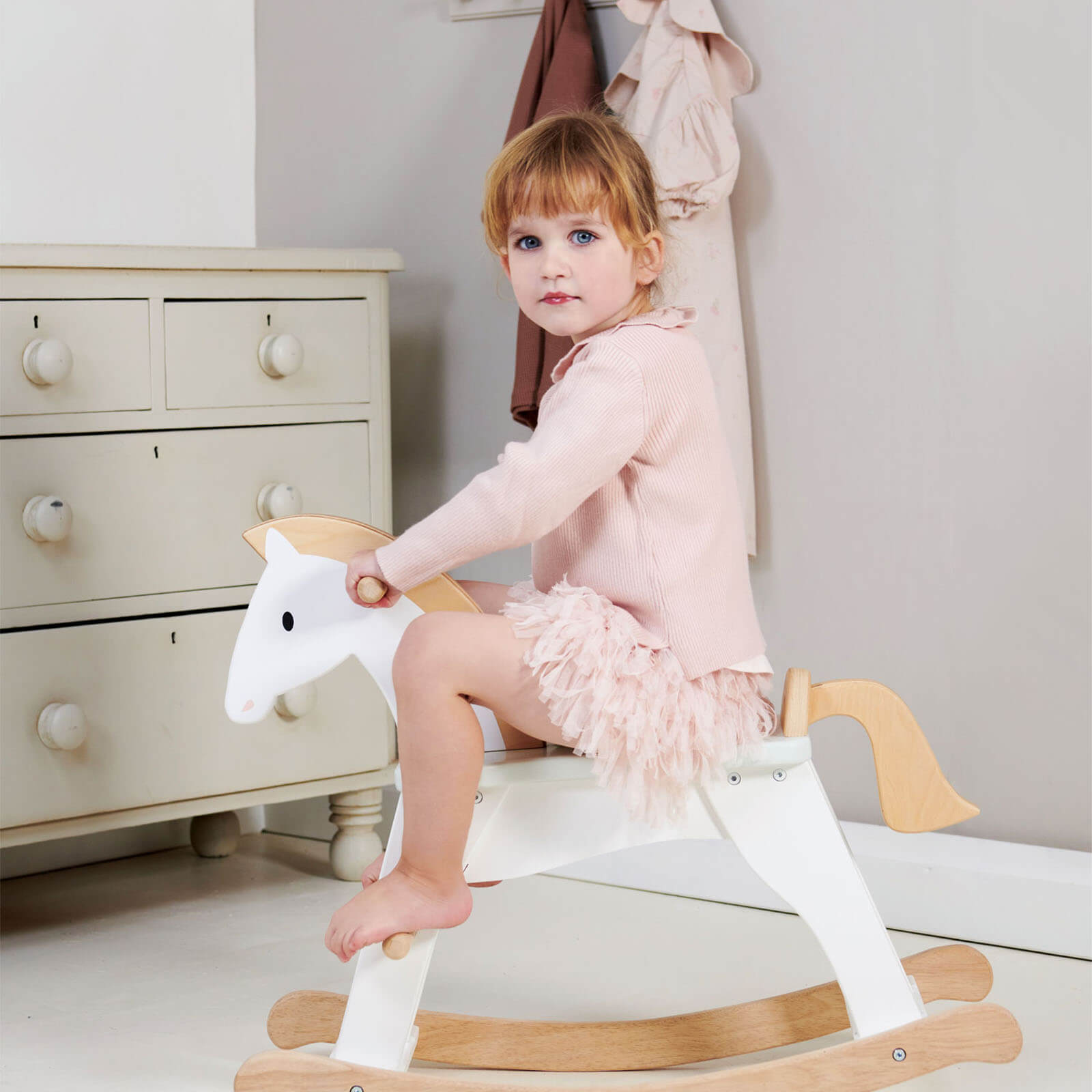 Lucky Wooden Rocking Horse