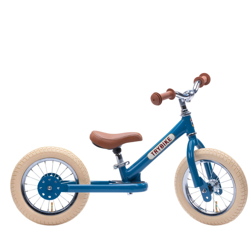 Vintage Blue 2 In 1 Balance Bike / Trike