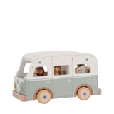 Vintage Vehicle With Wooden Dolls