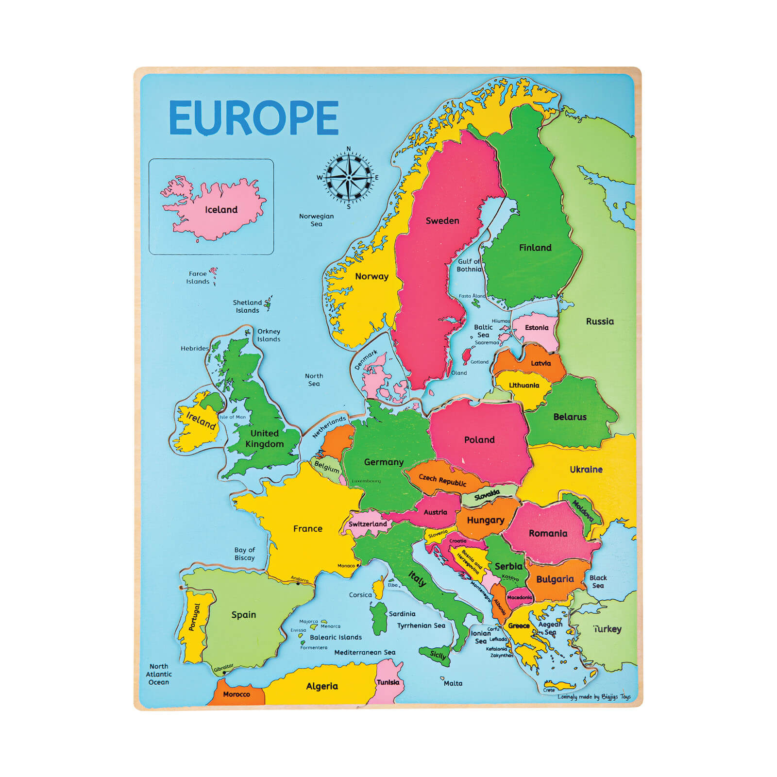 Europe Inset Puzzle