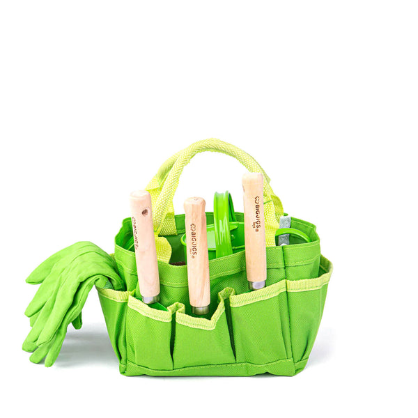 Small Tote Bag with Garden Tools