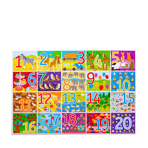 Floor Puzzle Numbers 1-20