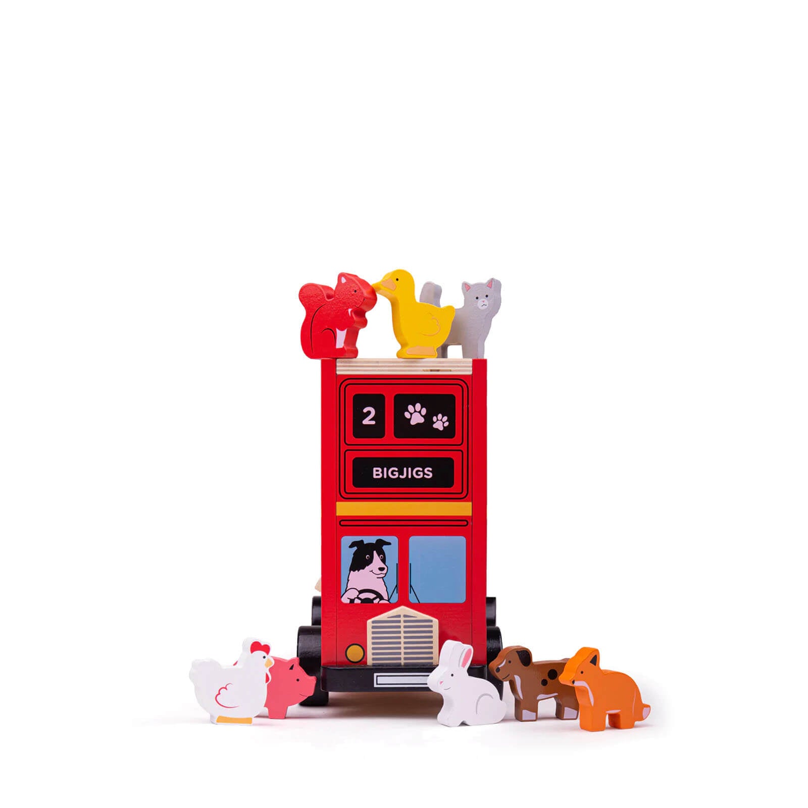 Red Bus Shape Sorter