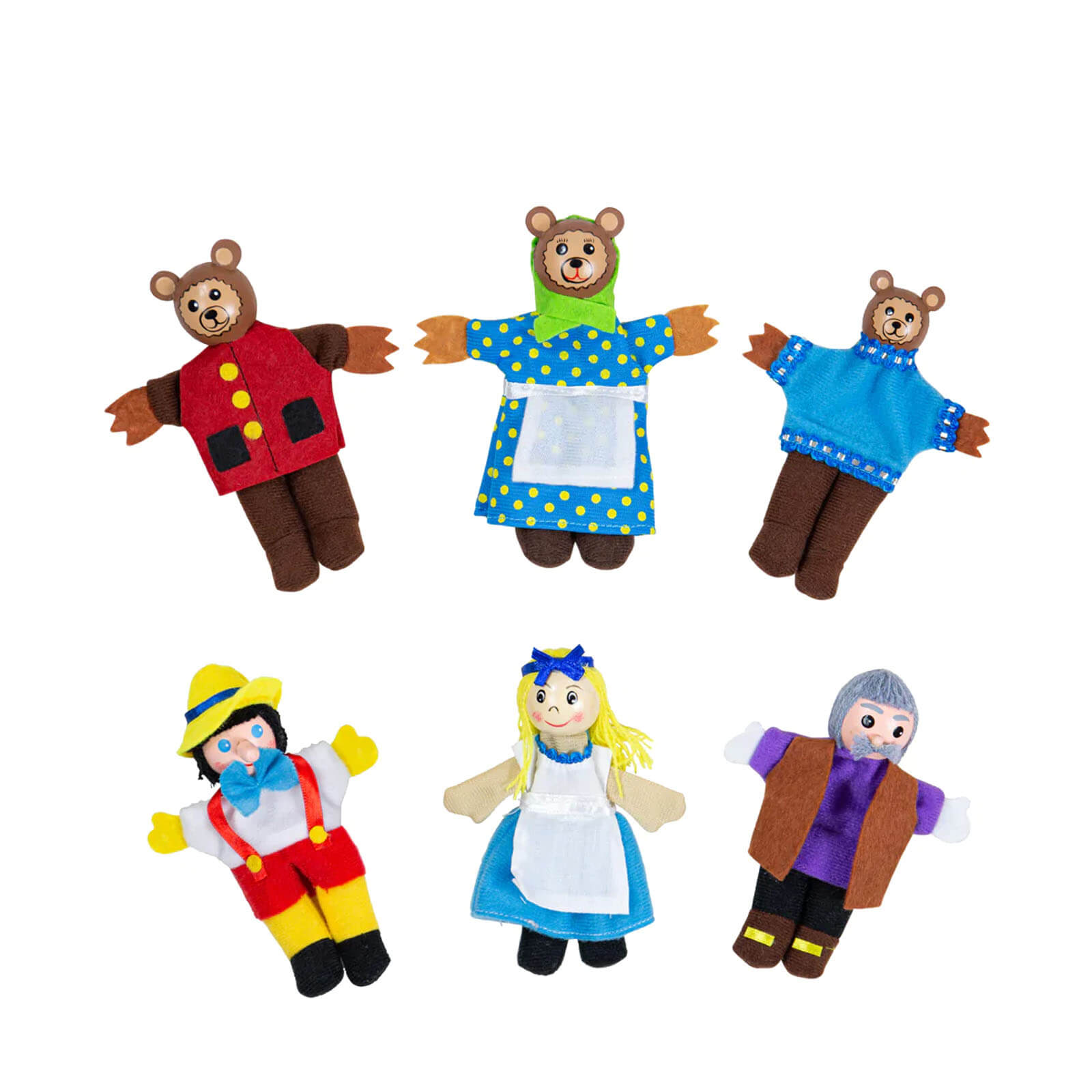 Big Jigs Finger Puppets Goldilocks Small Kins