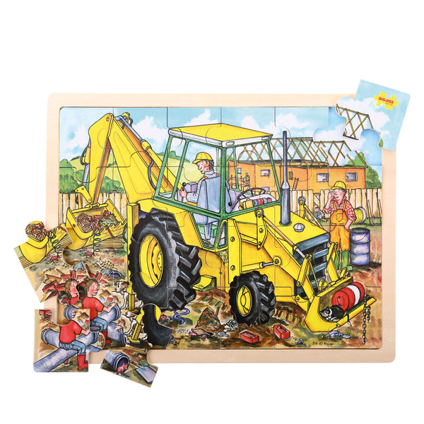24 Piece Puzzle Tray - Digger
