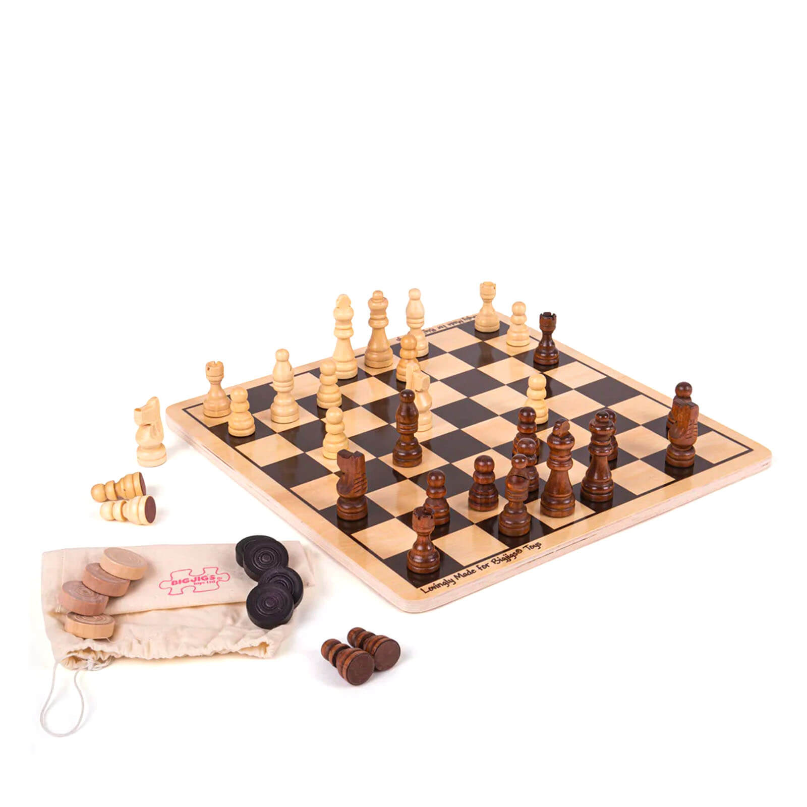 Draughts and Chess Set