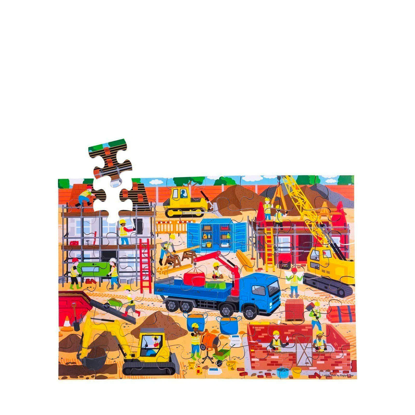 Floor Puzzle Construction Site - 48 pieces