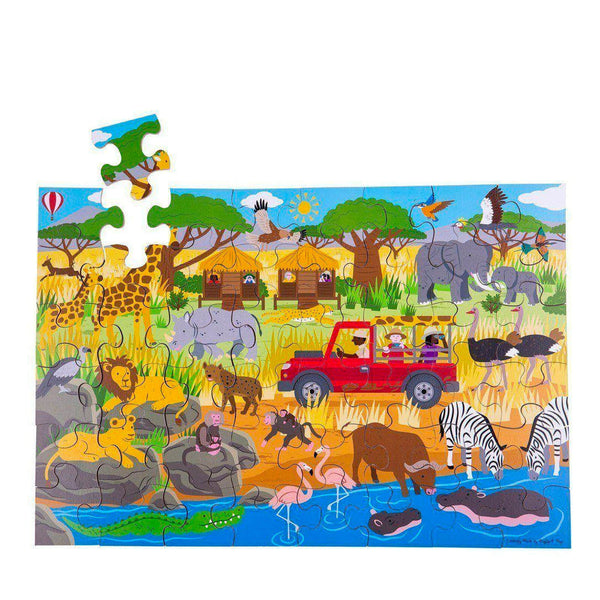 Floor Puzzle African Adventure - 48 piece