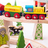 Mountain Railway Train Set - 112 Pieces