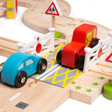 Road and Rail Train Set - 80 Pieces