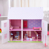 Rose Cottage Doll House and Furniture