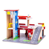 Wooden Park and Play Garage