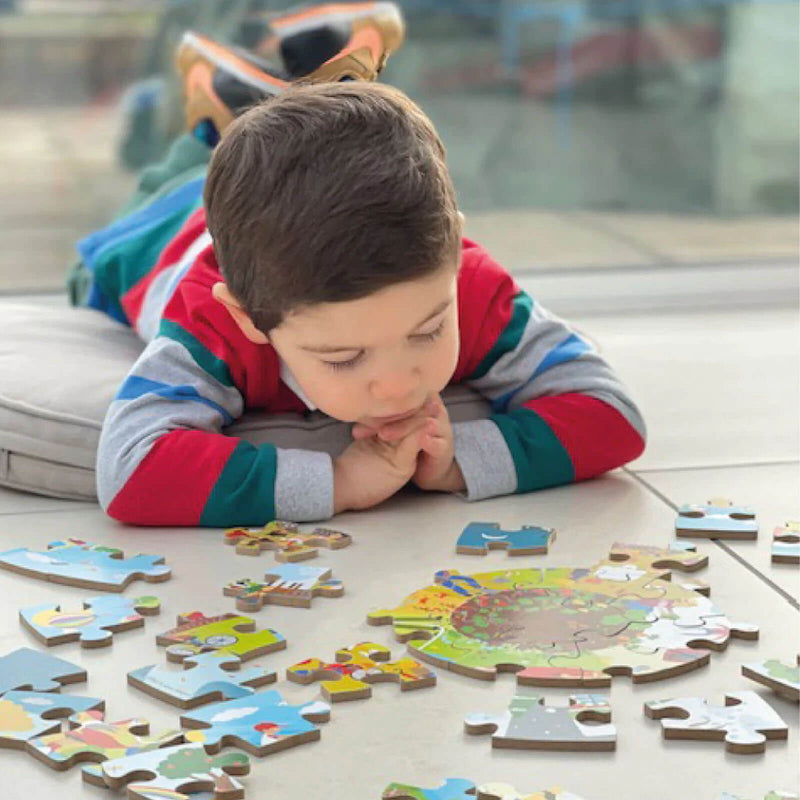 Floor Puzzle The Four Seasons Circular