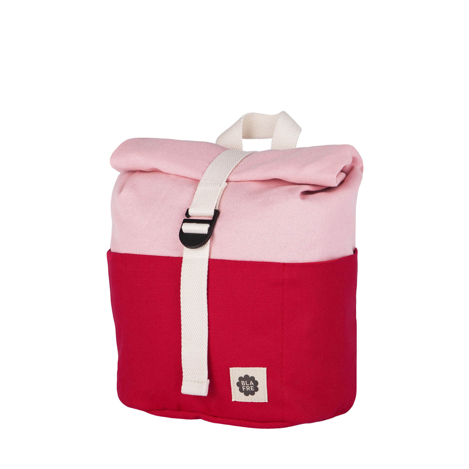 Red and Pink Roll Top Backpack - 7 Litres