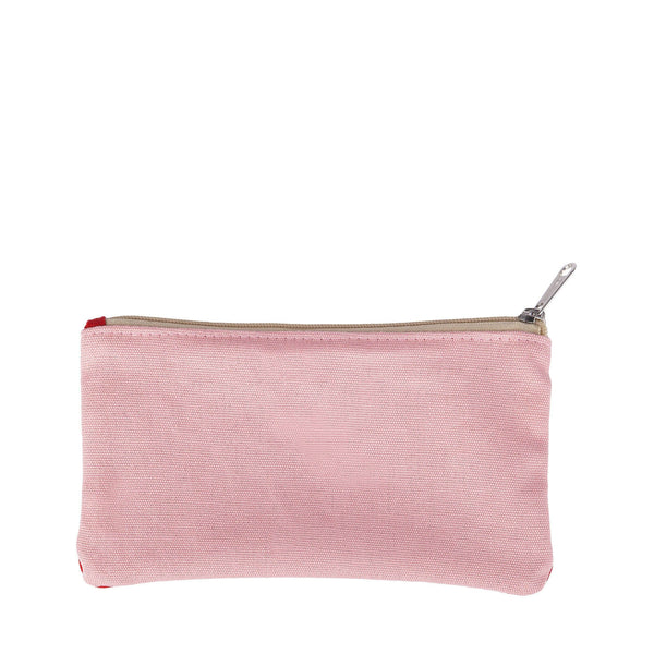 Red and Pink Rectangle Pencil Case