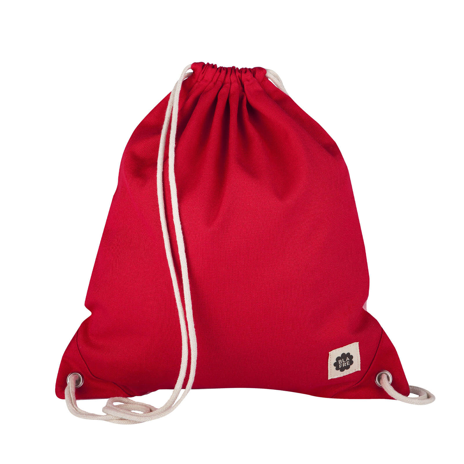 Red and Pink Drawstring Bag