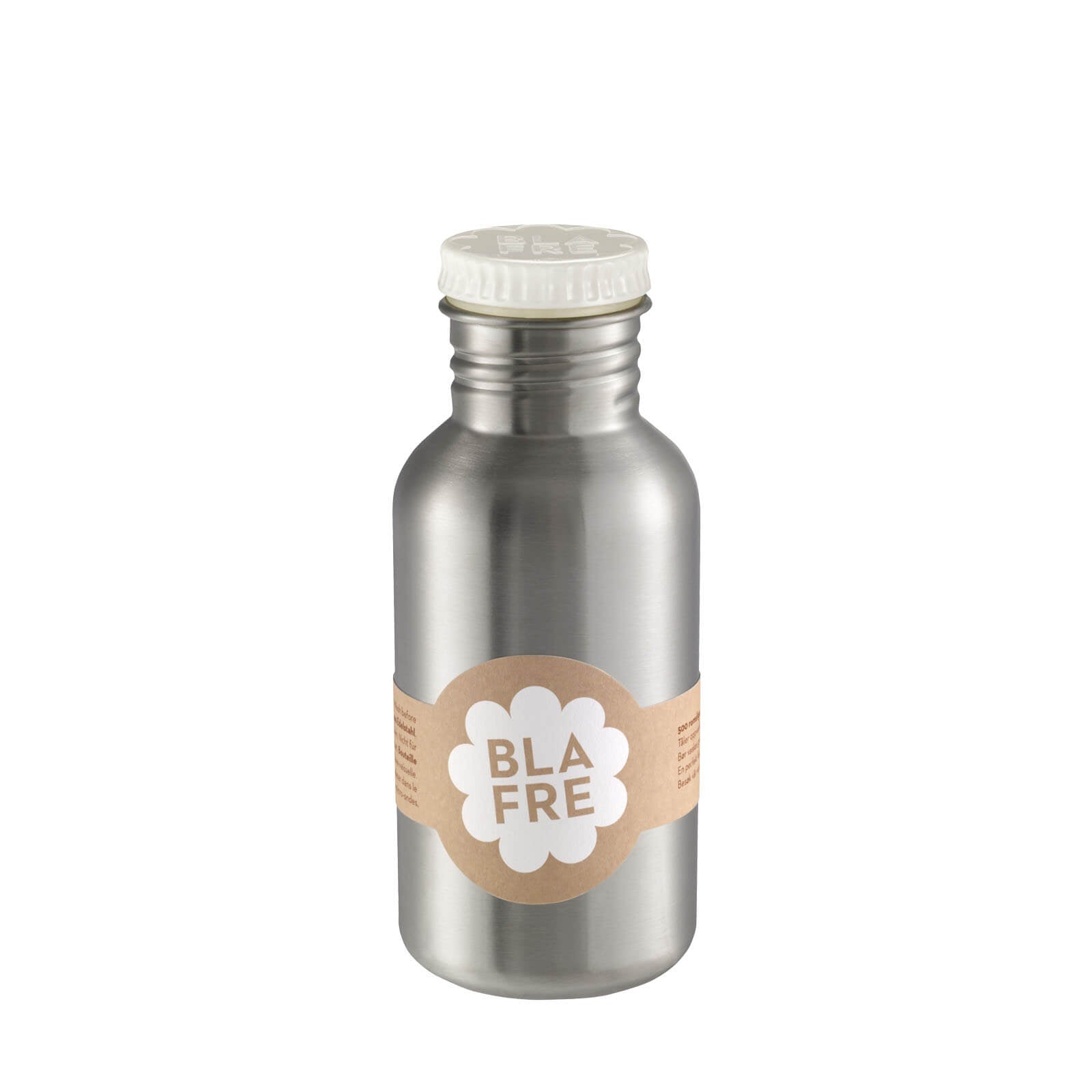 White Steel Drinking Bottle 500ml