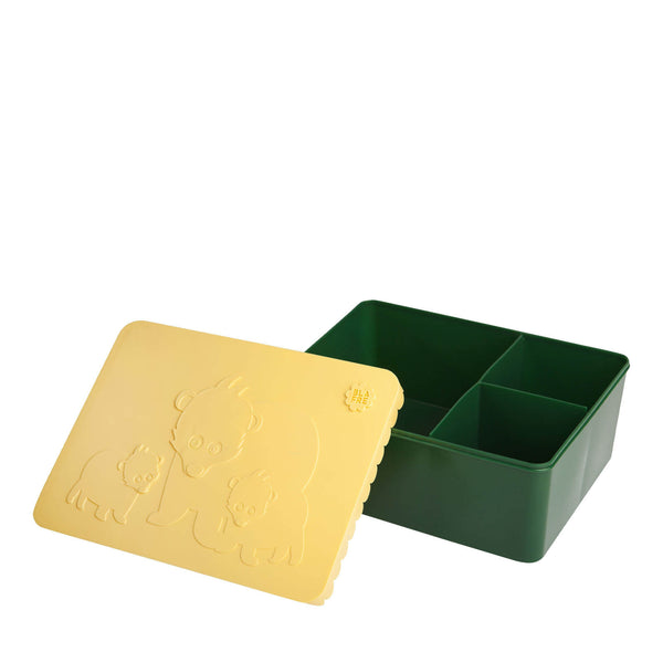Bear - Light Yellow/Dark green Lunch Box