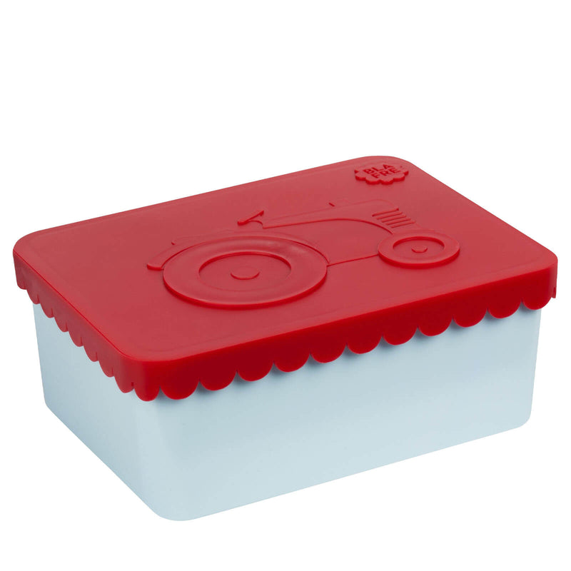 Tractor - Red/Light Blue Lunch Box