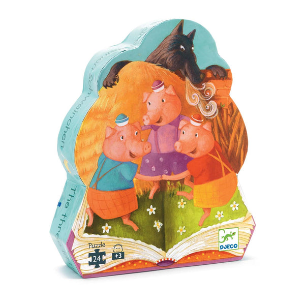 The 3 Little Pigs Silhouette Puzzle