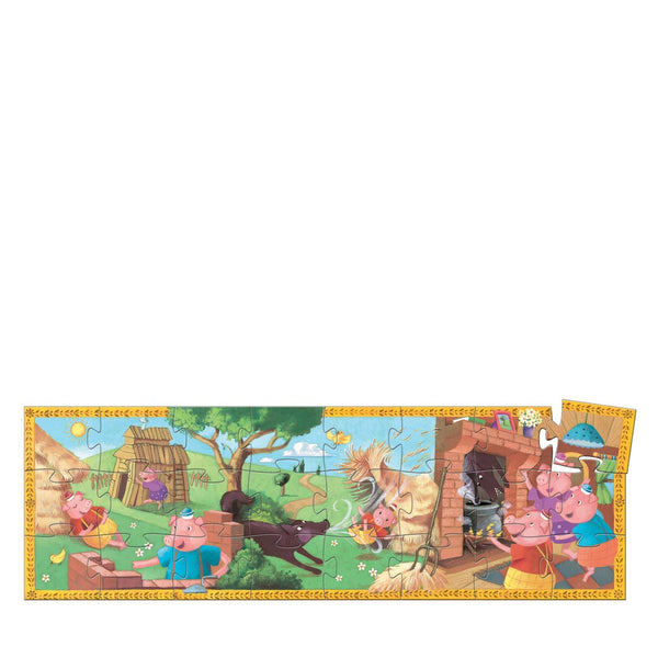 The 3 Little Pigs Silhouette Puzzle