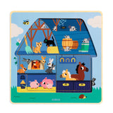 3 Layer Wooden Puzzle - Chez Moo